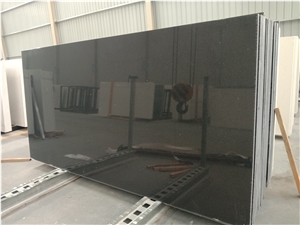 Sparkle Black Quartz Slab for Countertop Table Top