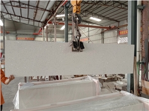 Sparkle White Polished Prefab Countertops Sparkle White Polished Prefab Countertops