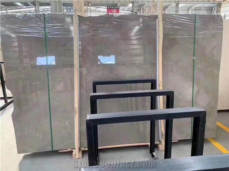 Polished Honed Ankara Grey Marble Tile Slab