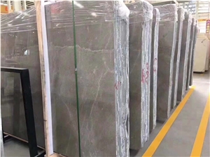 Polished Honed Ankara Grey Marble Tile Slab