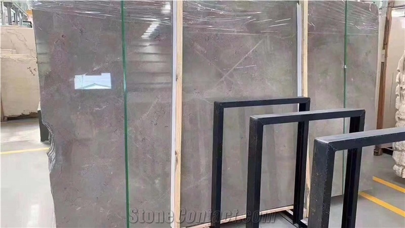 Polished Honed Ankara Grey Marble Tile Slab