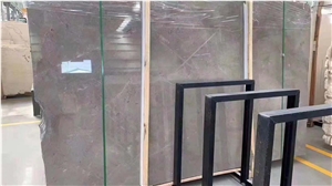 Polished Honed Ankara Grey Marble Tile Slab