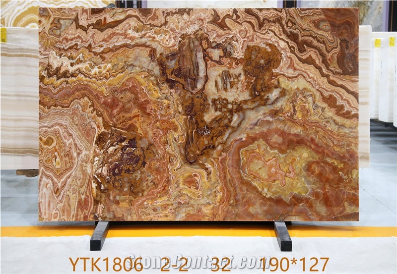 Tiger Onyx Brown Polished Pakistan Onyx Background
