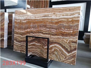 Tiger Onyx Brown Polished Pakistan Onyx Background