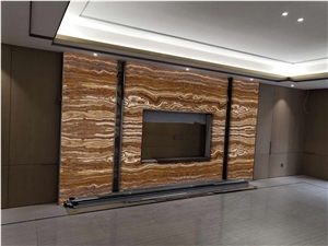 Tiger Onyx Brown Polished Pakistan Onyx Background