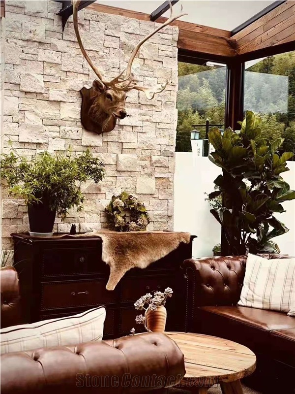 Travertine Exterior Wall Cladding Tiles