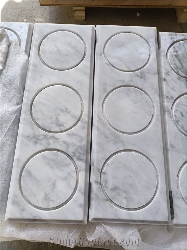 White Marble Kitchen Accessories Candle Holder