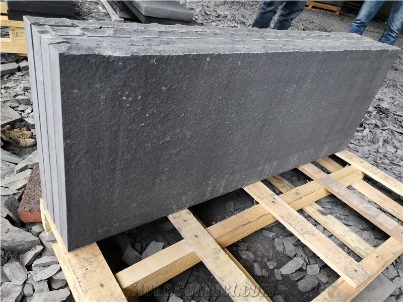 Black Sandstone Steps Ledgestone,Flaggings