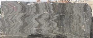 Smoke Grey Wooden Vein Quartzite Slabs