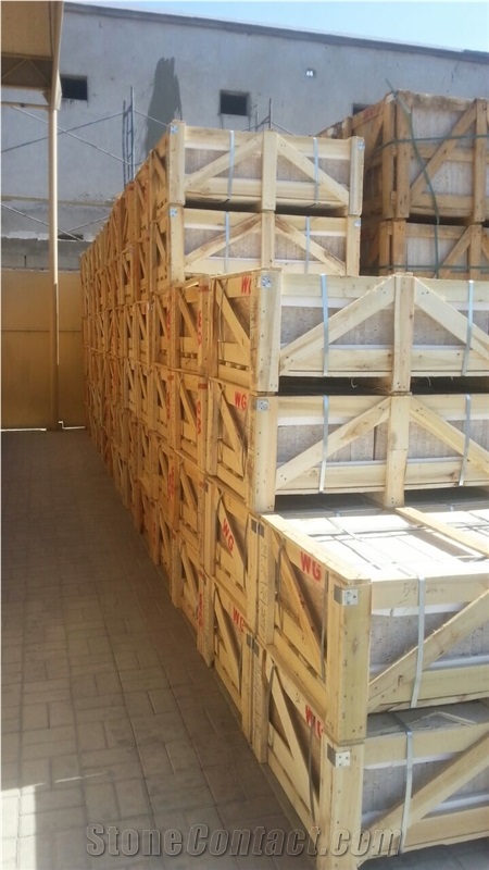 Light Travertine Tiles Filled and Polished