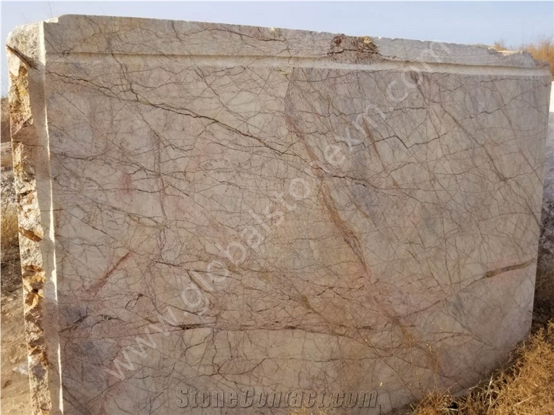 Violet Gold Marble Blocks, China Yellow Blocks