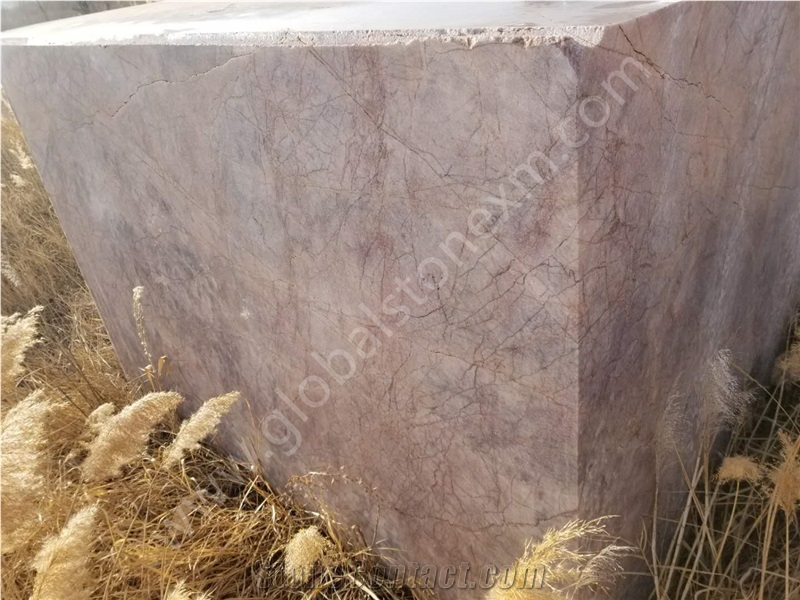 Violet Gold Marble Blocks, China Yellow Blocks