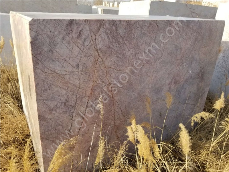 Violet Gold Marble Blocks, China Yellow Blocks