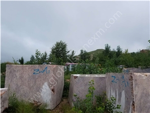 Violet Gold Marble Blocks, China Yellow Blocks