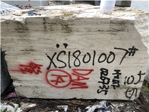 White Travertine Blocks for Project