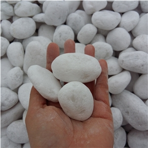Black Marble Pebble Stone for Landscaping Stone