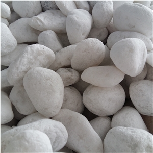 Black Marble Pebble Stone for Landscaping Stone