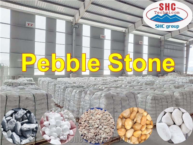Black Pebble Stone for Landscape and Decoration
