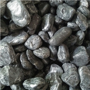 Black Pebble Stone for Landscape and Decoration