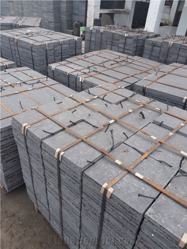 Cobbles Basalt Cobblestone, Viet Nam Grey Basalt