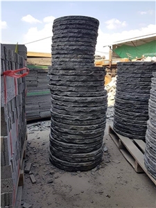 Cobbles Basalt Cobblestone, Viet Nam Grey Basalt