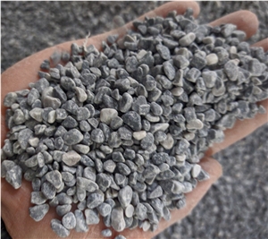 Dark Grey Pebble Stone Chipping for Decorative