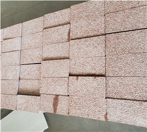 Granite Brick Stone Paver, Sun Golden Granite Cobblestone
