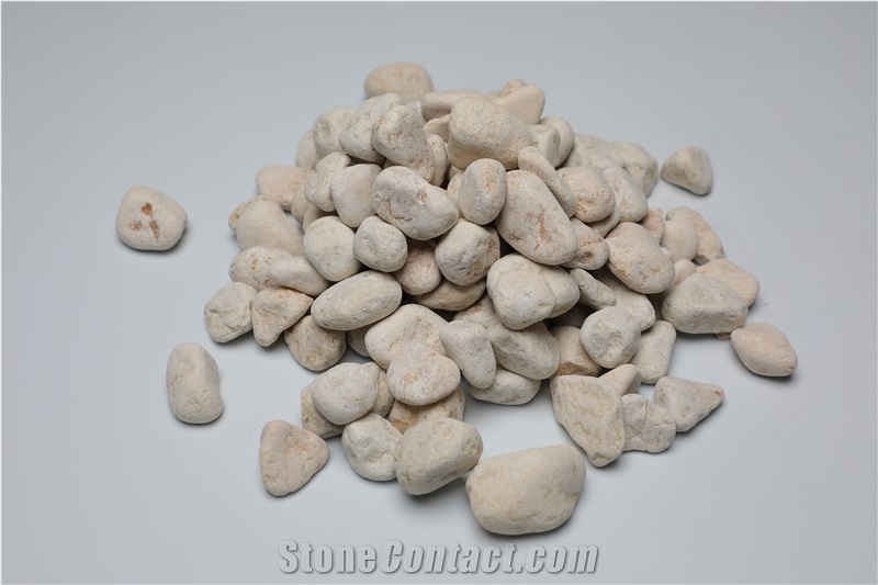 Natural Beige Yellow Decoration Landscaping Pebble