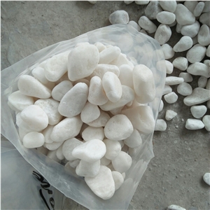 Natural Snow White Pebble Stone