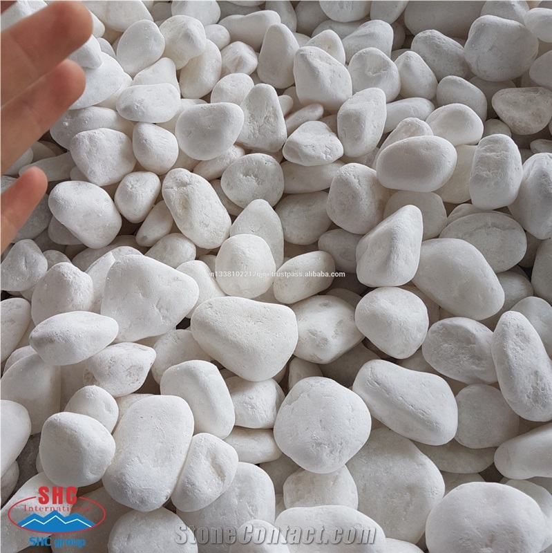 Perfect Vietnamese Crystal White Pebble Stone