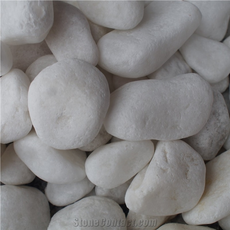 Perfect Vietnamese Crystal White Pebble Stone