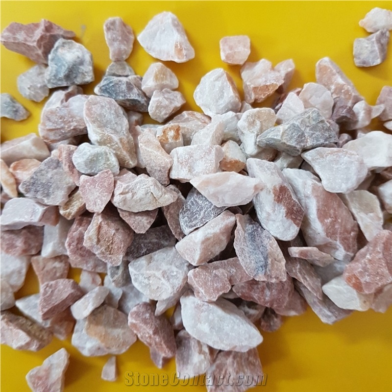 Pink Slight Red Landscaping Decorative Pebbles