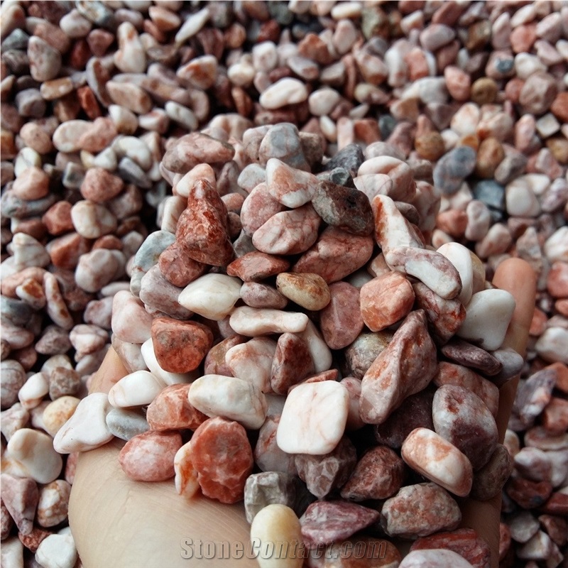 Pink Slight Red Landscaping Decorative Pebbles