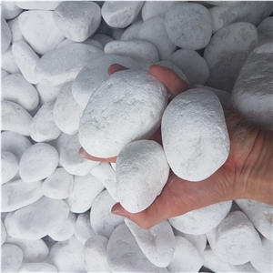 River Natural White Washed Decorative Pebble Stone