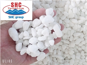 Snow White Pebble Stone for Decoration