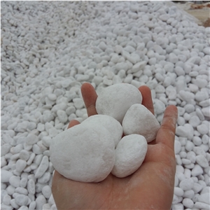Sparkle White Pebble Stone for Landscaping Stone