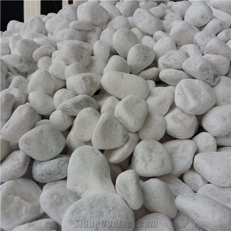 Sparkle White Pebble Stone for Landscaping Stone