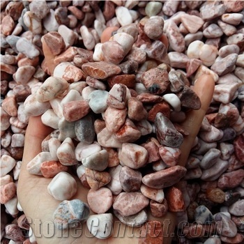 Tumbled Pink Pebble Stone for Decoration