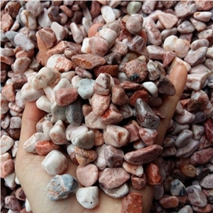 Tumbled Pink Pebble Stone for Decoration