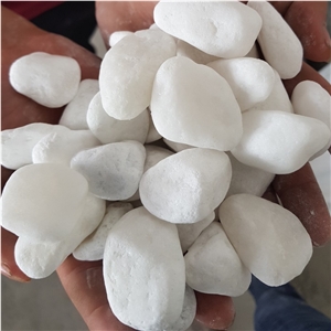 Un-Polished Black Pebble Landscaping Stone