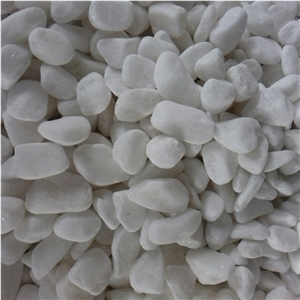 Un-Polished Black Pebble Landscaping Stone