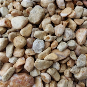 Un-Polished Black Pebble Landscaping Stone