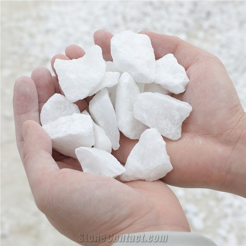 White Color Aggregate for Paving Drive Way