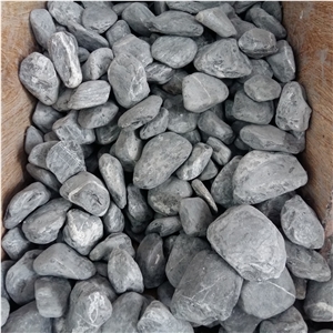 White Color Tumbled Pebble Stone for Landscaping