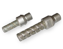 Cnc Machine Electroplated Finger Bits and Core Drills