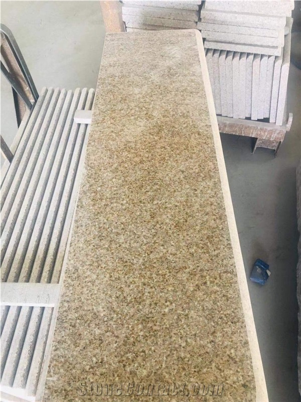 G682 Sunset Gold Granite Stair