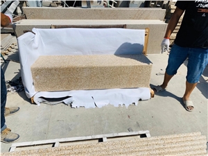 G682 Sunset Gold Granite Stair