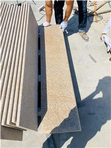 G682 Sunset Gold Granite Stair