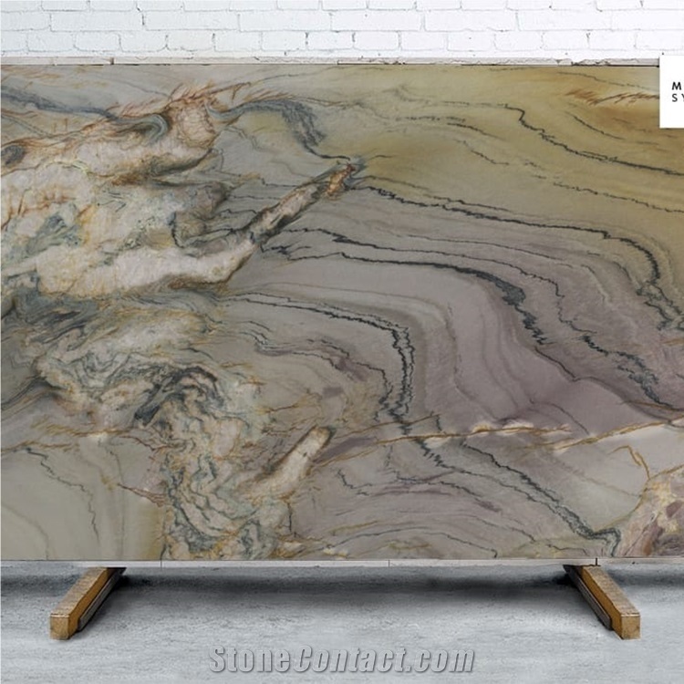 Aquarela Gold Granite Slab