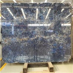 Low Price Dyed Dark Blue Bahia Granite Countertops